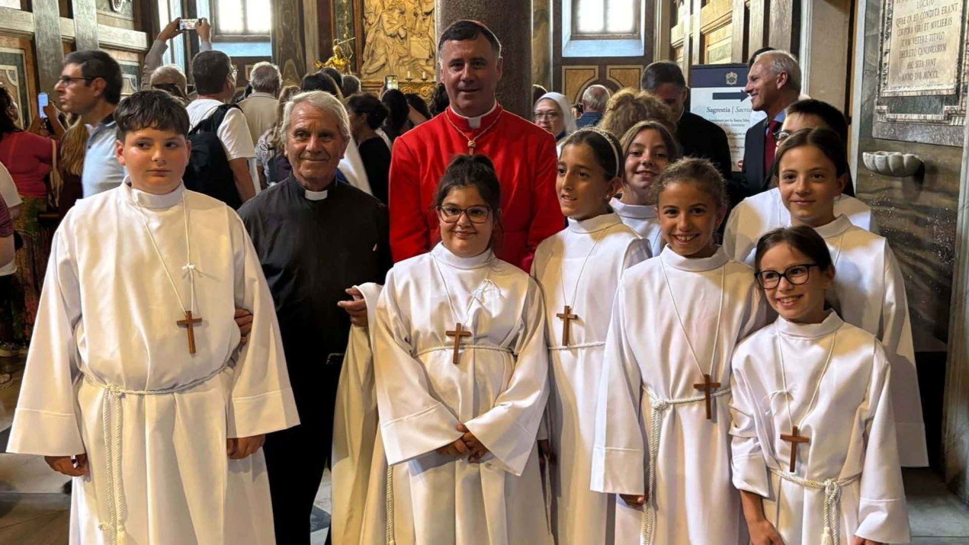 Castelpetroso: i bambini della parrocchia Santa Maria della Mercede hanno celebrato il Giubileo a Roma.